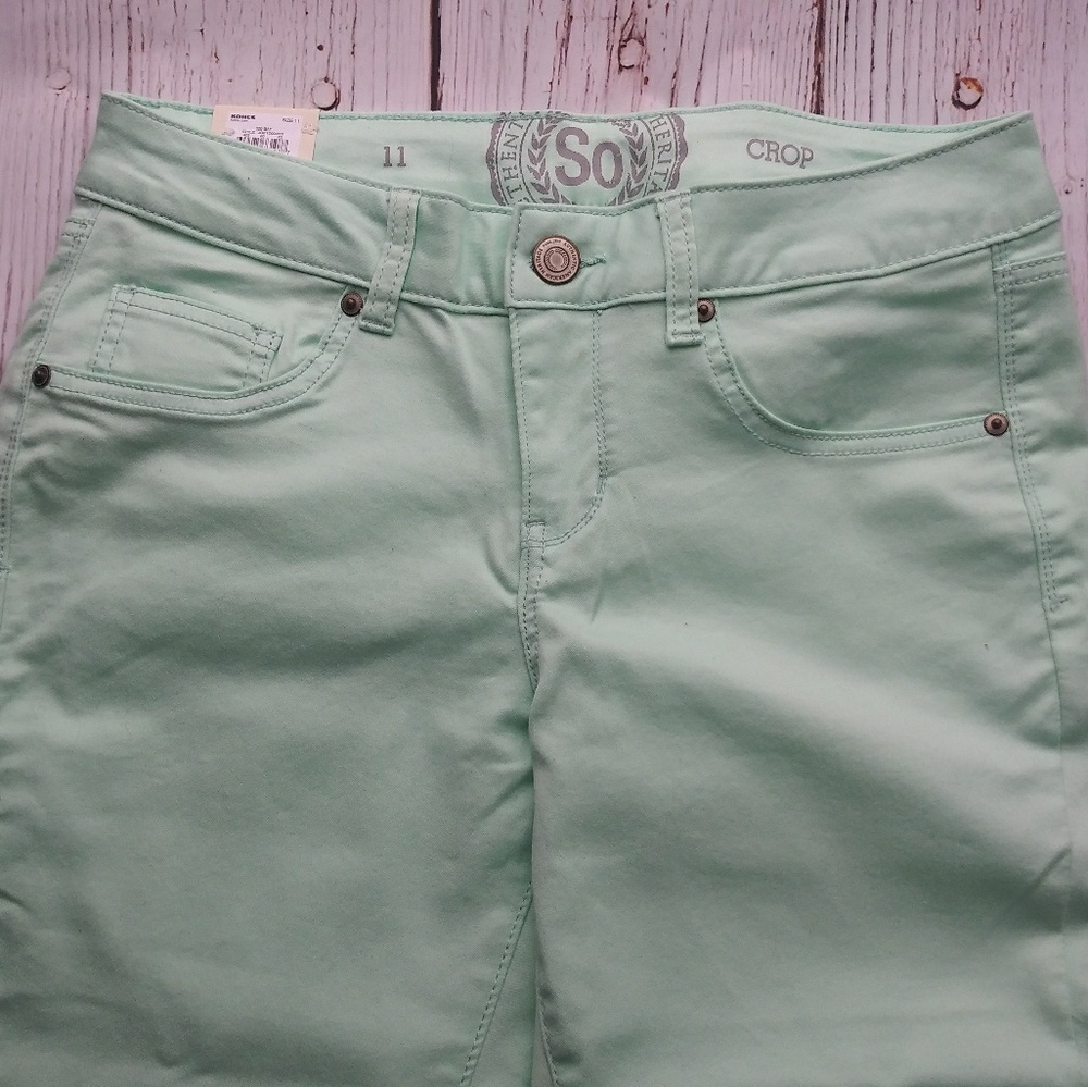So Women Denim Capris Sz 11 - Picture 3 of 5